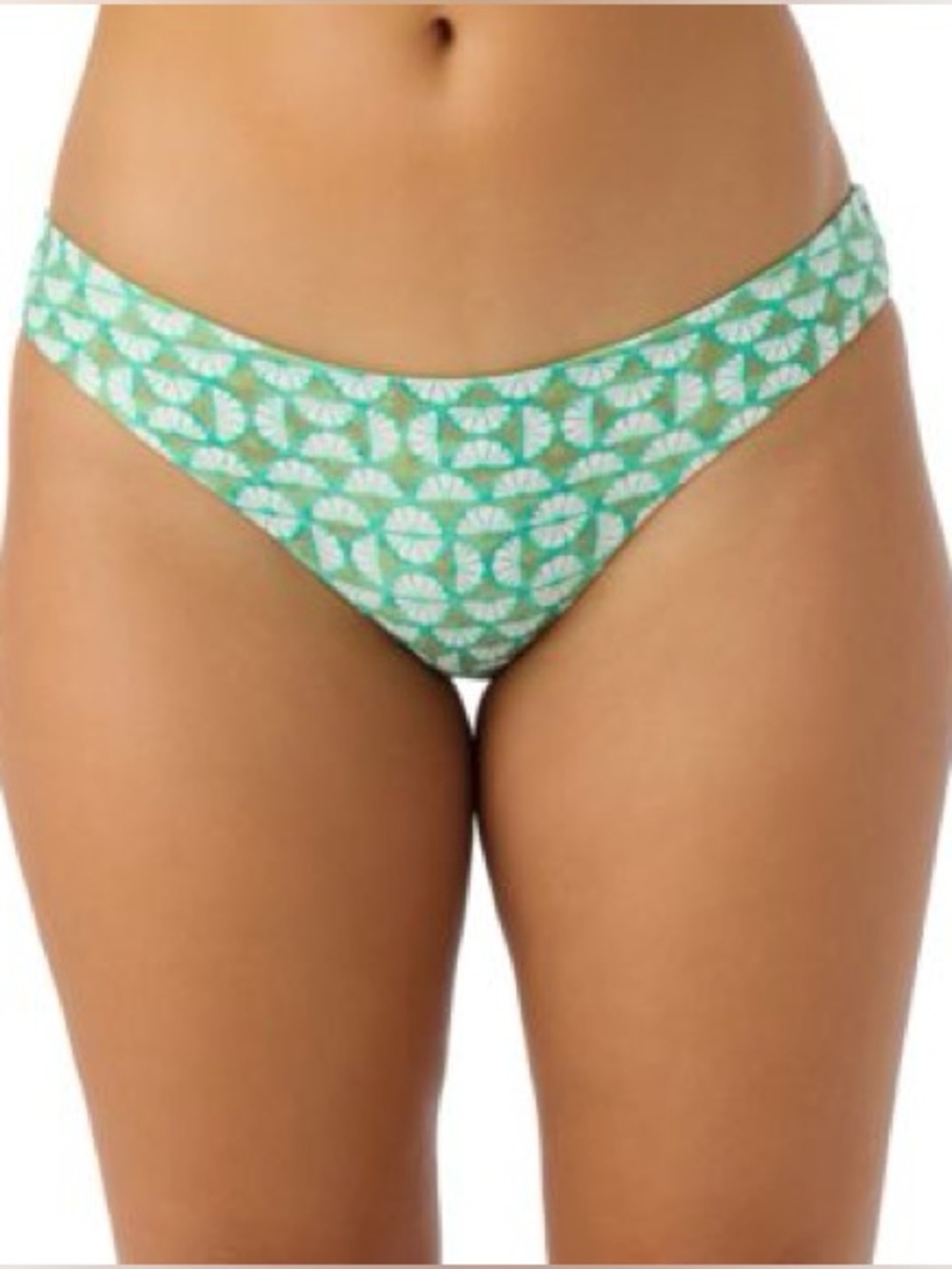 🆕 O’Neill Shell Abstract Blue Lagoon Bikini Bottoms Junior’s Size Large